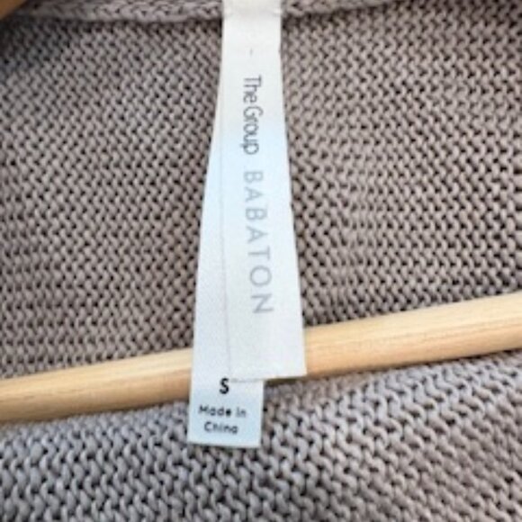 Clearout- Babaton Cotton oversized 3/4 Sleeve Knit sz S - Picture 8 of 10